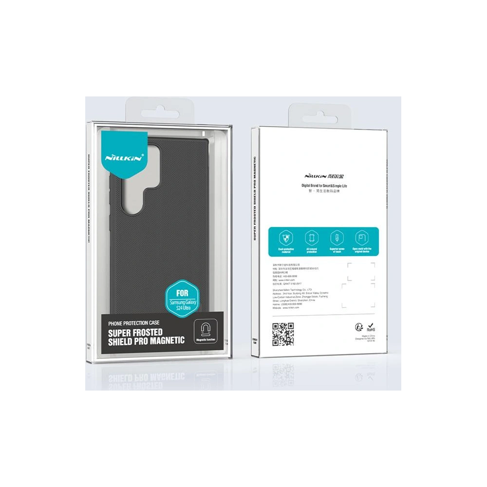 Hurtownia GSM - Etui Nillkin Super Shield Pro Magnetic Samsung Galaxy S24 Ultra Negru / Black - NLK1484 - {ean13} - Hurt