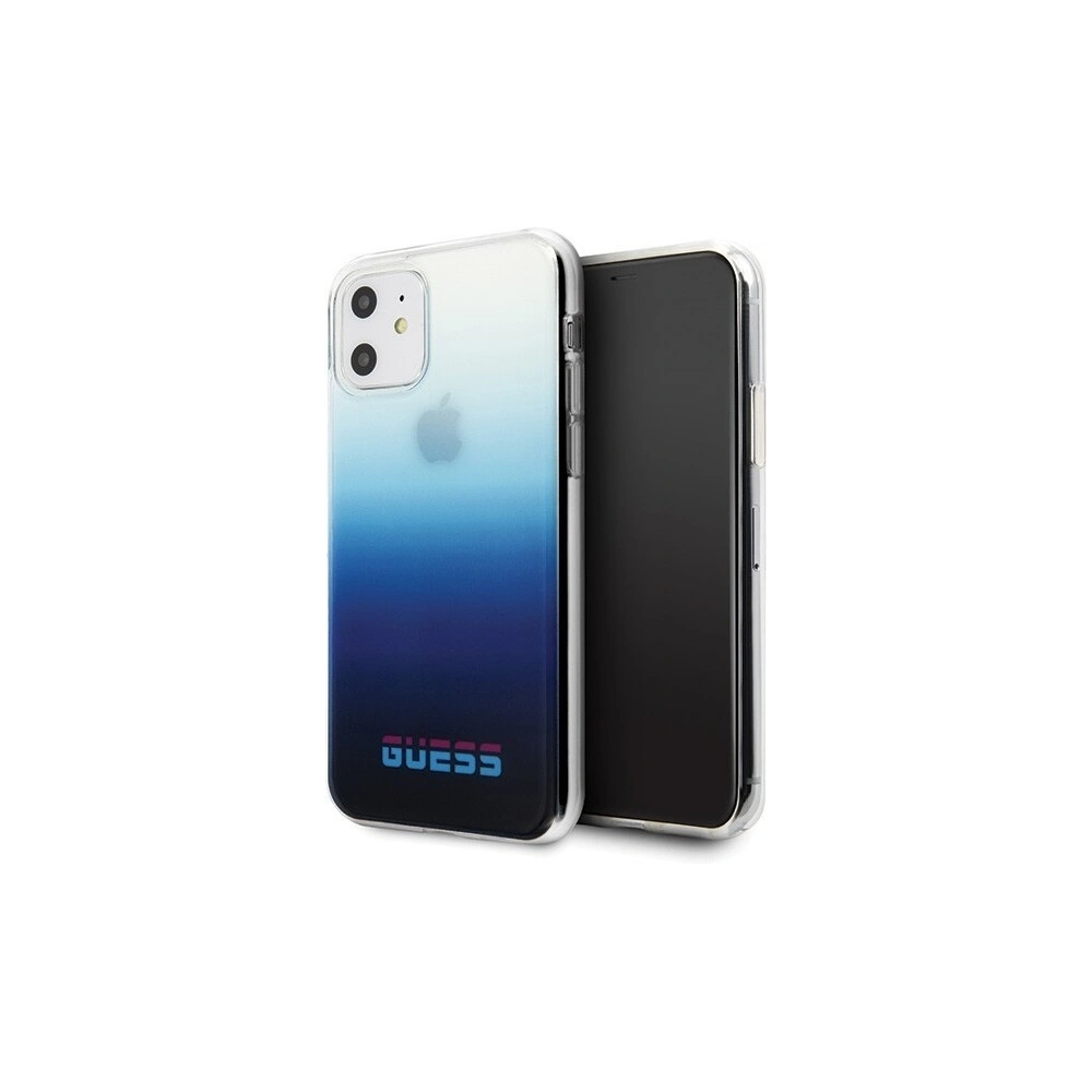 Hurtownia GSM - Etui Guess GUHCN61DGCNA Apple iPhone 11 niebieski/gradient blue hard case California - GUE197BLU - {ean13} - Hurt