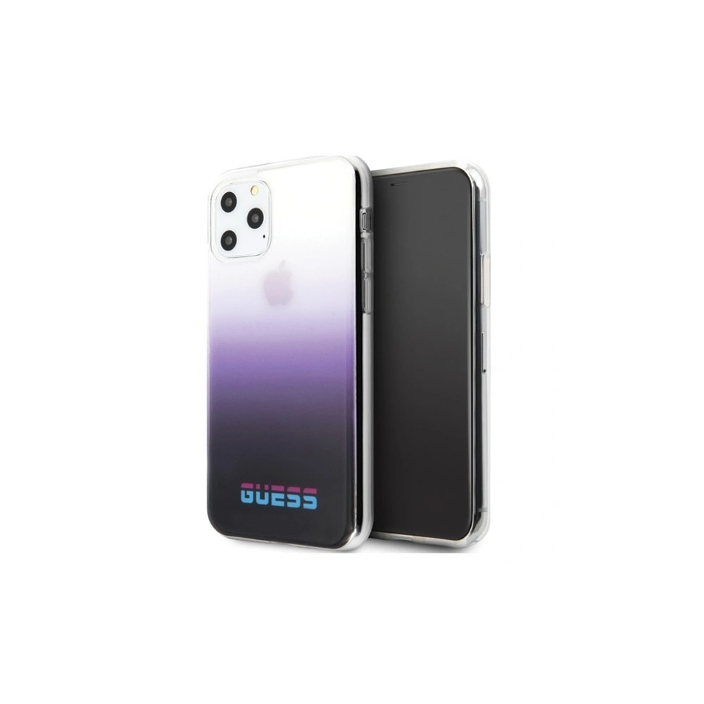 Wholesale Guess GUHCN61DGCPU iPhone 11 gradient purple hard case California - GUE198PRP - {ean13} - Hurt