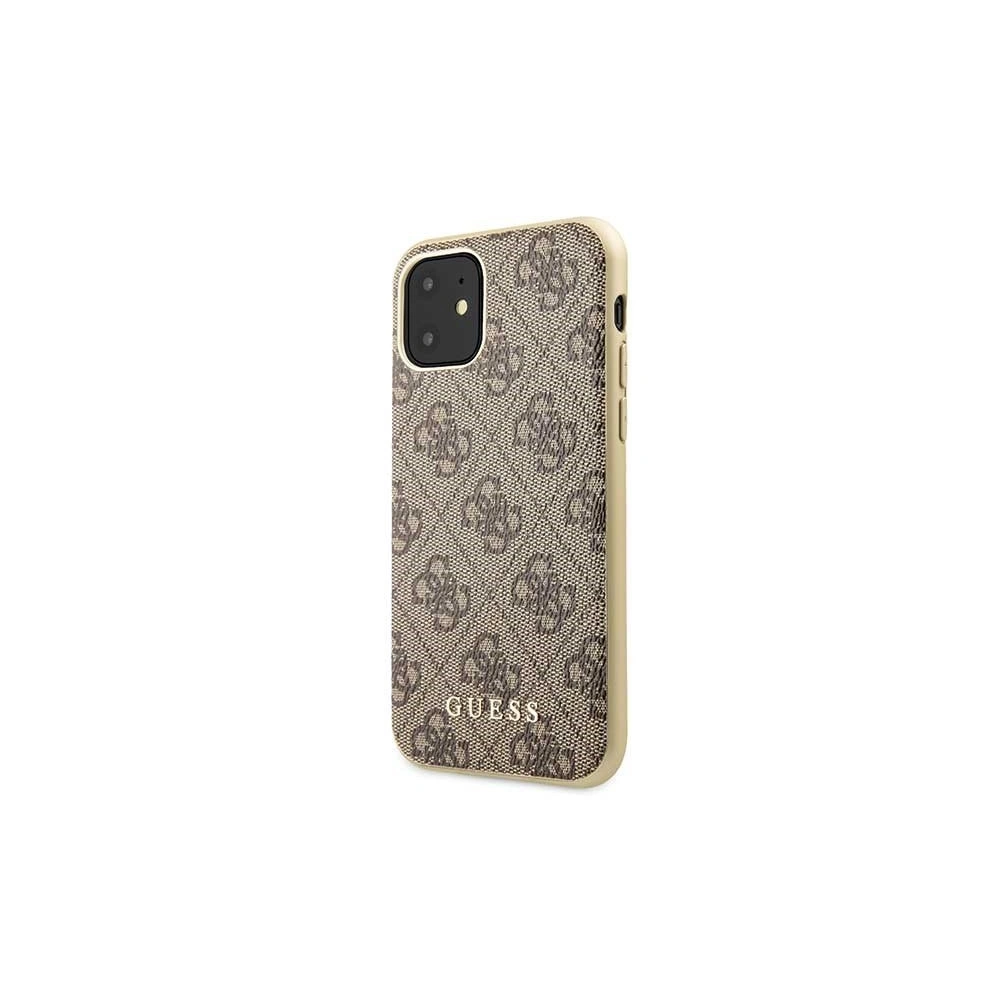 Wholesale Guess GUHCN61G4GB iPhone 11 brown hard case 4G Collection - GUE199BR - {ean13} - Hurt