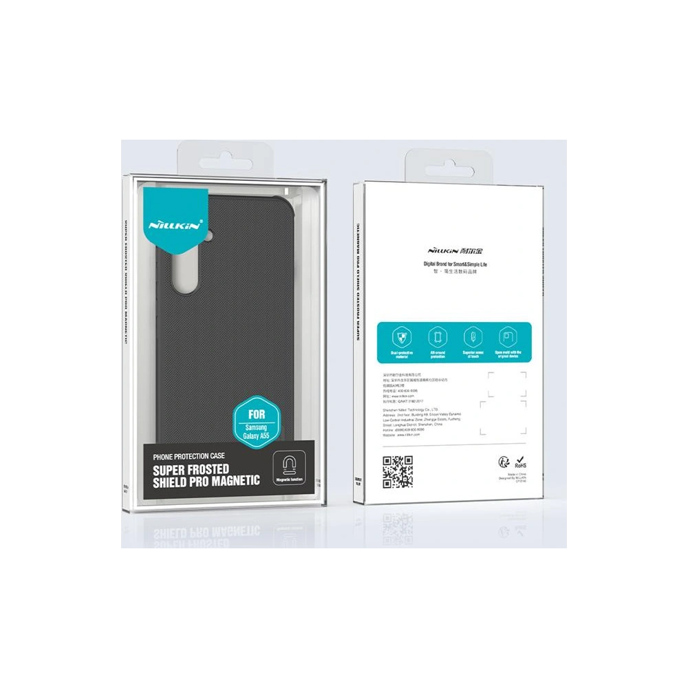 Hurtownia GSM - Etui Nillkin Super Shield Pro Magnetic Samsung Galaxy A55 5G Černá / Černý - NLK1499 - {ean13} - Hurt