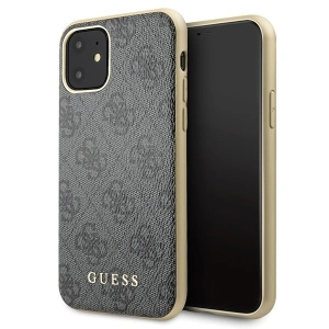 Etui Guess GUHCN61G4GG Apple iPhone 11 szary/grey hard case 4G Collection