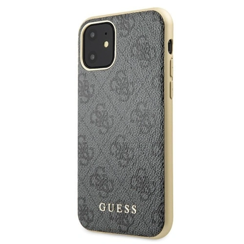 Etui Guess GUHCN61G4GG Apple iPhone 11 szary/grey hard case 4G Collection