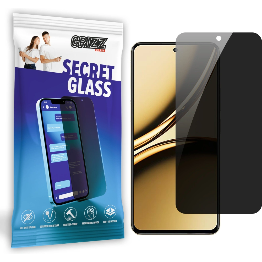 Hurtownia GSM - Privatizáló üveg GrizzGlass SecretGlass a Realme Narzo 70 Pro-hoz - GRZ8932 - {ean13} - Hurt