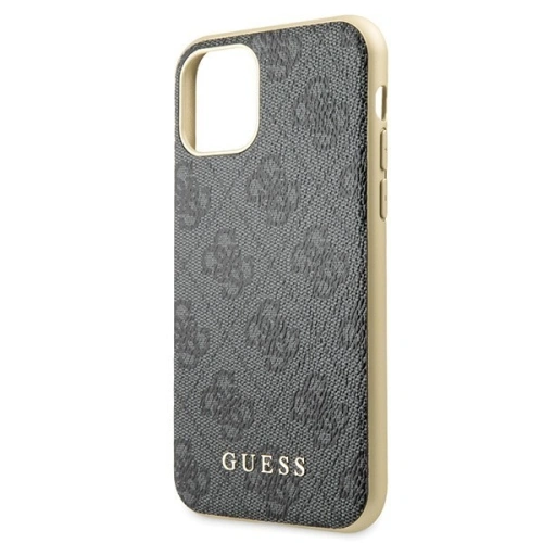 Etui Guess GUHCN61G4GG Apple iPhone 11 szary/grey hard case 4G Collection