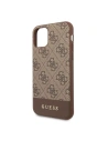 Hurtownia GSM - Etui Guess GUHCN61G4GLBR Apple iPhone 11 brązowy/brown hard case 4G Stripe Collection - GUE201BR - {ean13} - Hurt