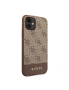 Wholesale Guess GUHCN61G4GLBR iPhone 11 brown hard case 4G Stripe Collection - GUE201BR - {ean13} - Hurt