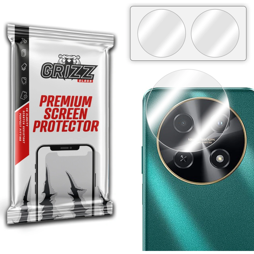 Hurtownia GSM - GrizzGlass HybridGlass Geam de cameră pentru Huawei Nova 12i - GRZ8954 - {ean13} - Hurt
