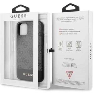 Hurtownia GSM - Etui Guess GUHCN61G4GLGR Apple iPhone 11 gri/hard case 4G Stripe Collection - GUE202GRY - {ean13} - Hurt