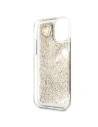 Wholesale Guess GUHCN61GLHFLGO iPhone 11 gold hard case Glitter Hearts - GUE203GLD - {ean13} - Hurt