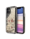 Hurtownia GSM - Etui Guess GUHCN61GLHREGO Apple iPhone 11 gold/złoty hard case Liquid Glitter Hearts - GUE206GLD - {ean13} - Hurt
