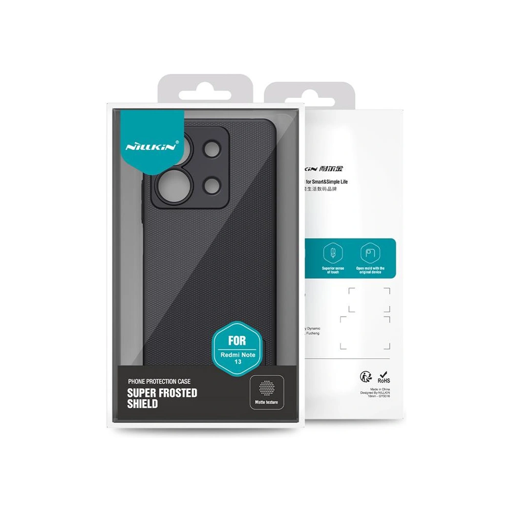 Hurtownia GSM - Etui Nillkin Super Shield Xiaomi Redmi Note 13 5G Fekete / Fekete - NLK1513 - {ean13} - Hurt