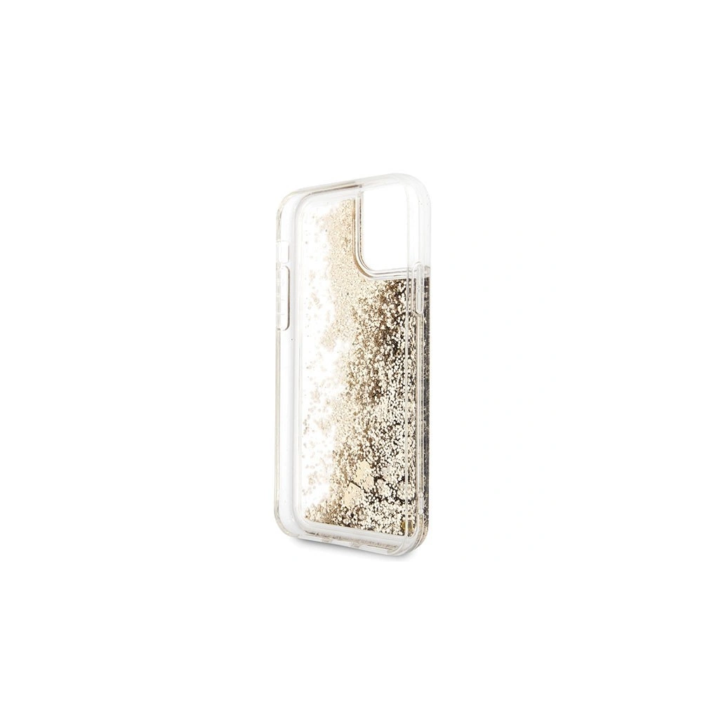 Hurtownia GSM - Etui Guess GUHCN61GLHREGO Apple iPhone 11 gold/złoty hard case Liquid Glitter Hearts - GUE206GLD - {ean13} - Hurt