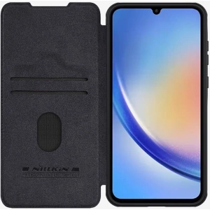 Hurtownia GSM - Etui Etui Nillkin Qin Pro Leather Samsung Galaxy A35 5G Negru / Czarny - NLK1515 - {ean13} - Hurt