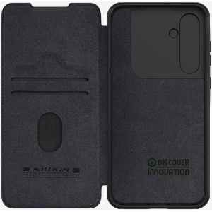 Hurtownia GSM - Etui Etui Nillkin Qin Pro Leather Samsung Galaxy A35 5G Negru / Czarny - NLK1515 - {ean13} - Hurt