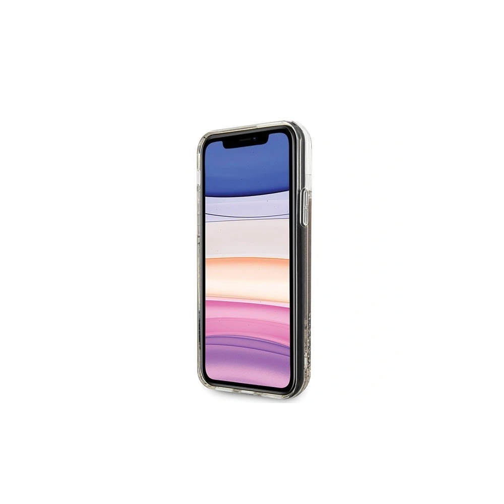 Hurtownia GSM - Etui Guess GUHCN61GLHREGO Apple iPhone 11 gold/złoty hard case Liquid Glitter Hearts - GUE206GLD - {ean13} - Hurt