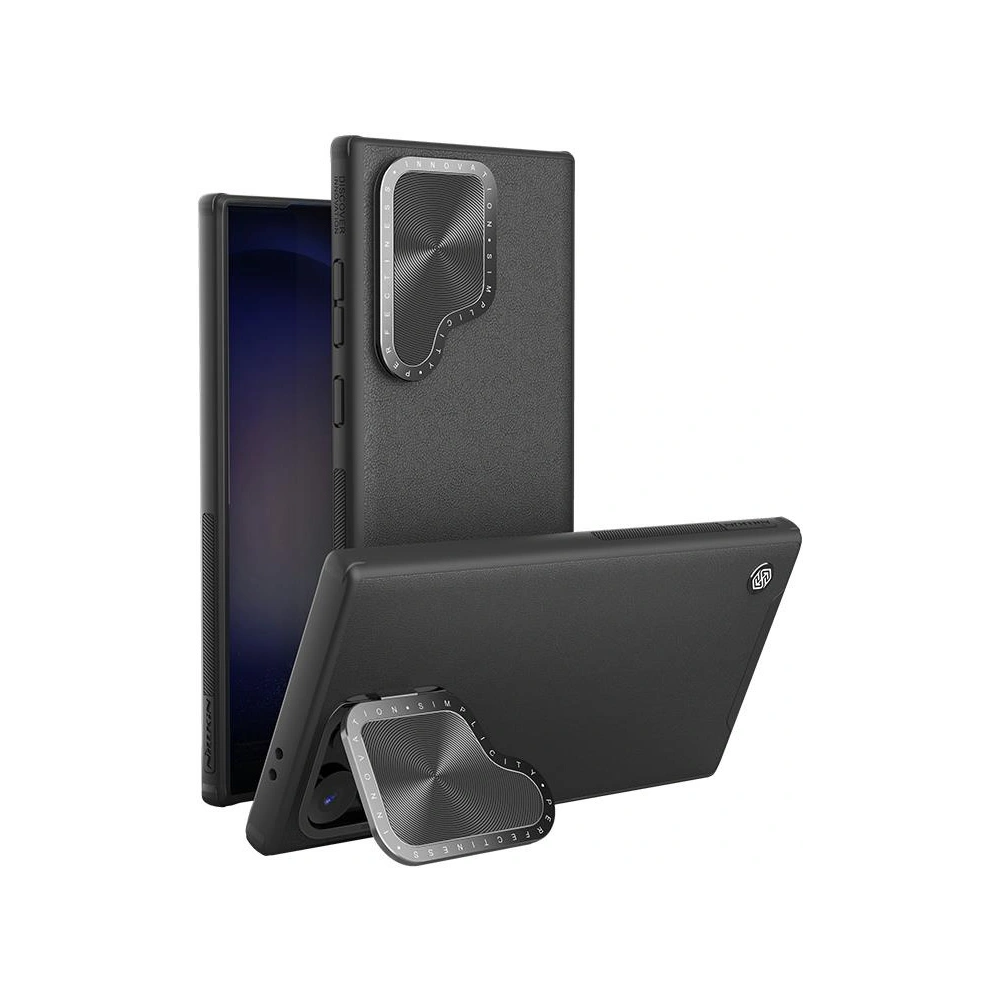 Hurtownia GSM - Etui Nillkin CamShield Prop Leather Magnetic Samsung Galaxy S24 Ultra Negru / Black - NLK1522 - {ean13} - Hurt