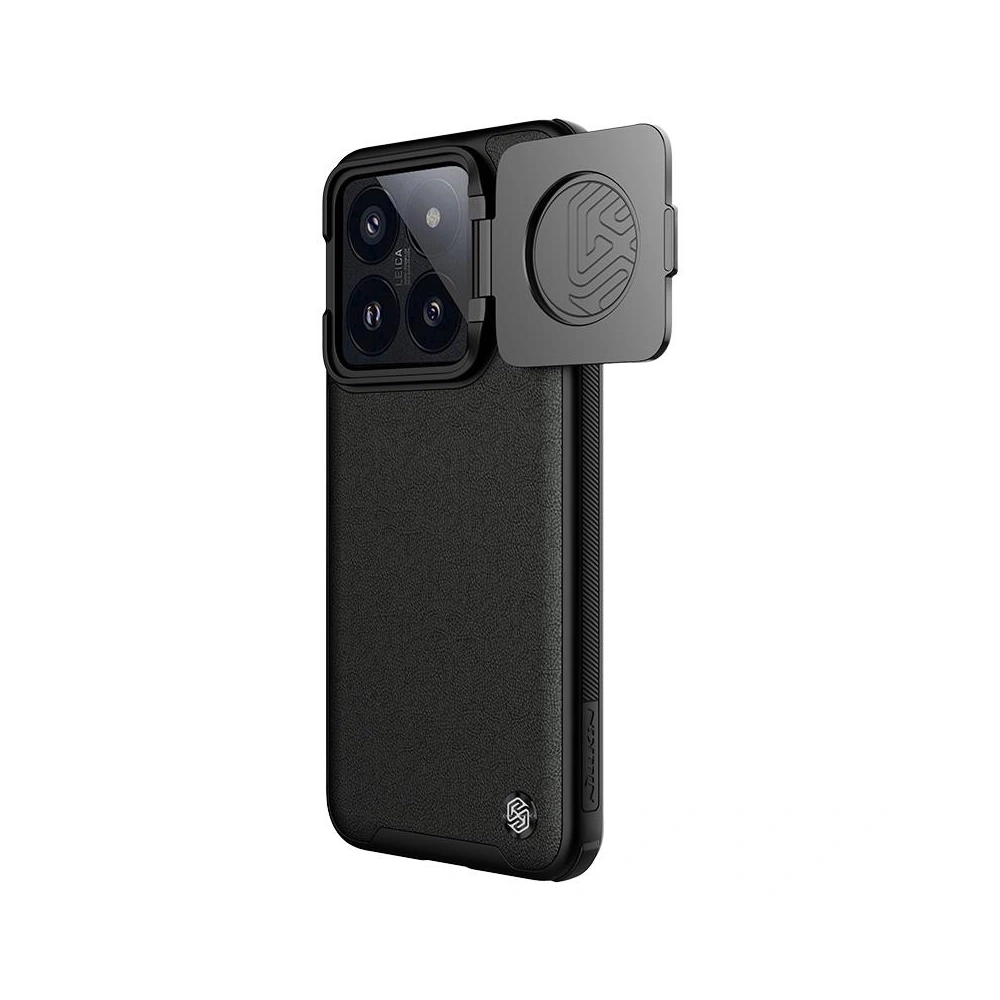 Hurtownia GSM - Etui Nillkin CamShield Prop Leather Magnetic Xiaomi 14 Fekete / Fekete - NLK1523 - {ean13} - Hurt