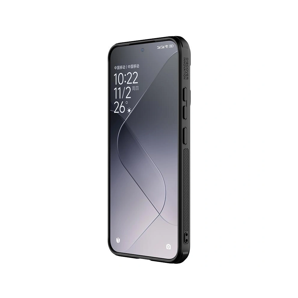 Hurtownia GSM - Etui Nillkin CamShield Prop Leather Magnetic Xiaomi 14 Fekete / Fekete - NLK1523 - {ean13} - Hurt