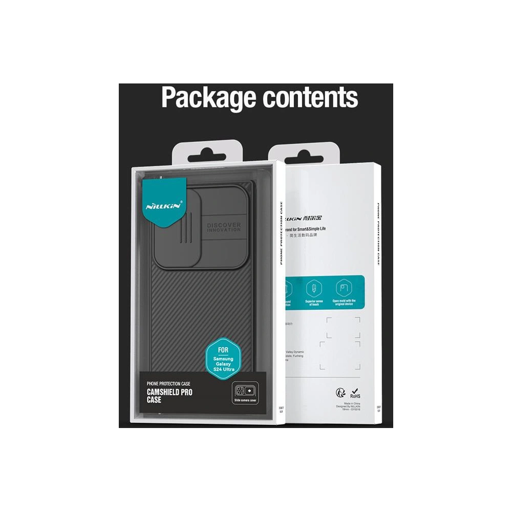 Hurtownia GSM - Etui Nillkin CamShield Pro Magnetic Samsung Galaxy S24 Ultra Černá / Černý - NLK1527 - {ean13} - Hurt