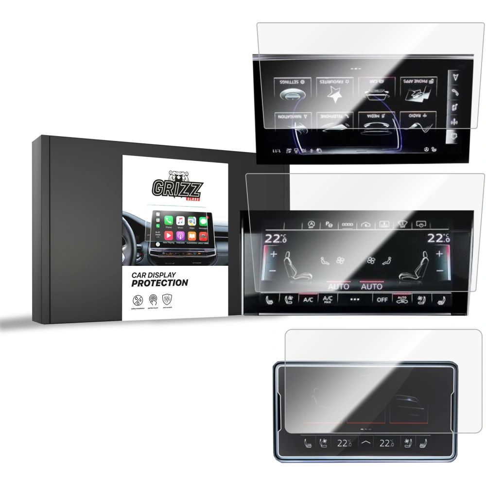 Hurtownia GSM - Fólie keramická GrizzGlass CarDisplay Protection pro Audi A8 D5 2017-2024 [3w1] - GRZ8974 - {ean13} - Hurt