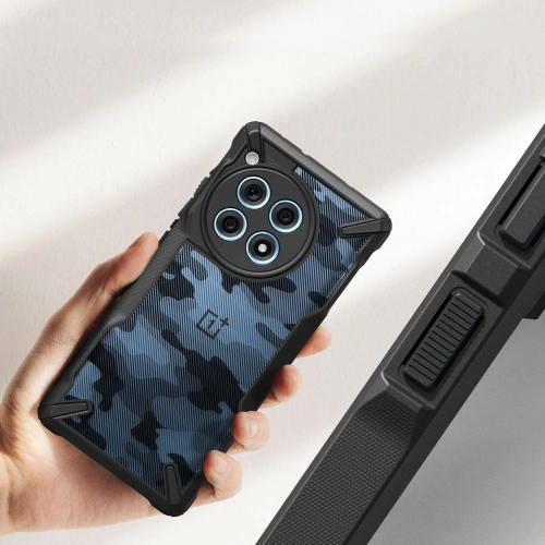 Etui Ringke Fusion-X OnePlus 12R Camo Black