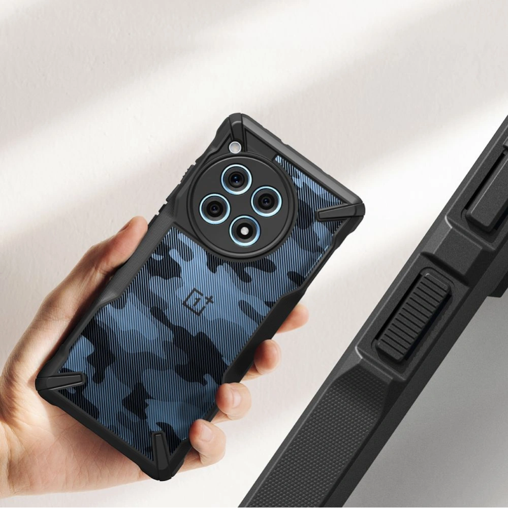 Hurtownia GSM - Case Ringke Fusion-X OnePlus 12R Camo Schwarz - RGK1963 - {ean13} - Hurt