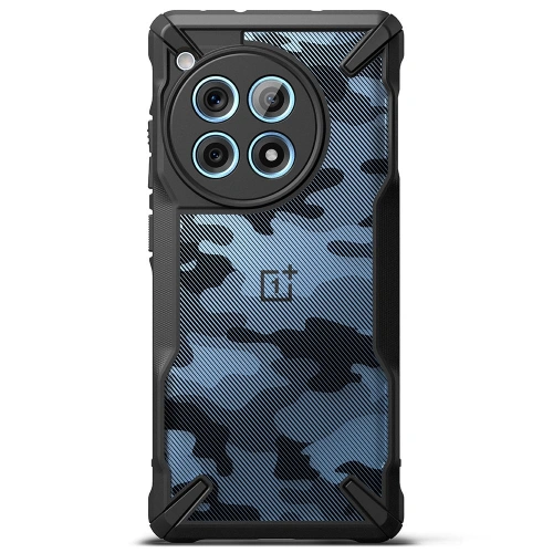 Etui Ringke Fusion-X OnePlus 12R Camo Black