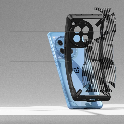 Etui Ringke Fusion-X OnePlus 12R Camo Black