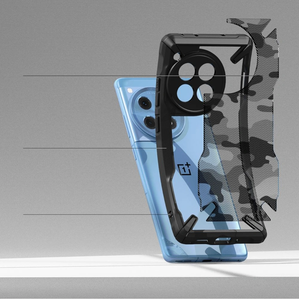 Hurtownia GSM - Case Ringke Fusion-X OnePlus 12R Camo Schwarz - RGK1963 - {ean13} - Hurt