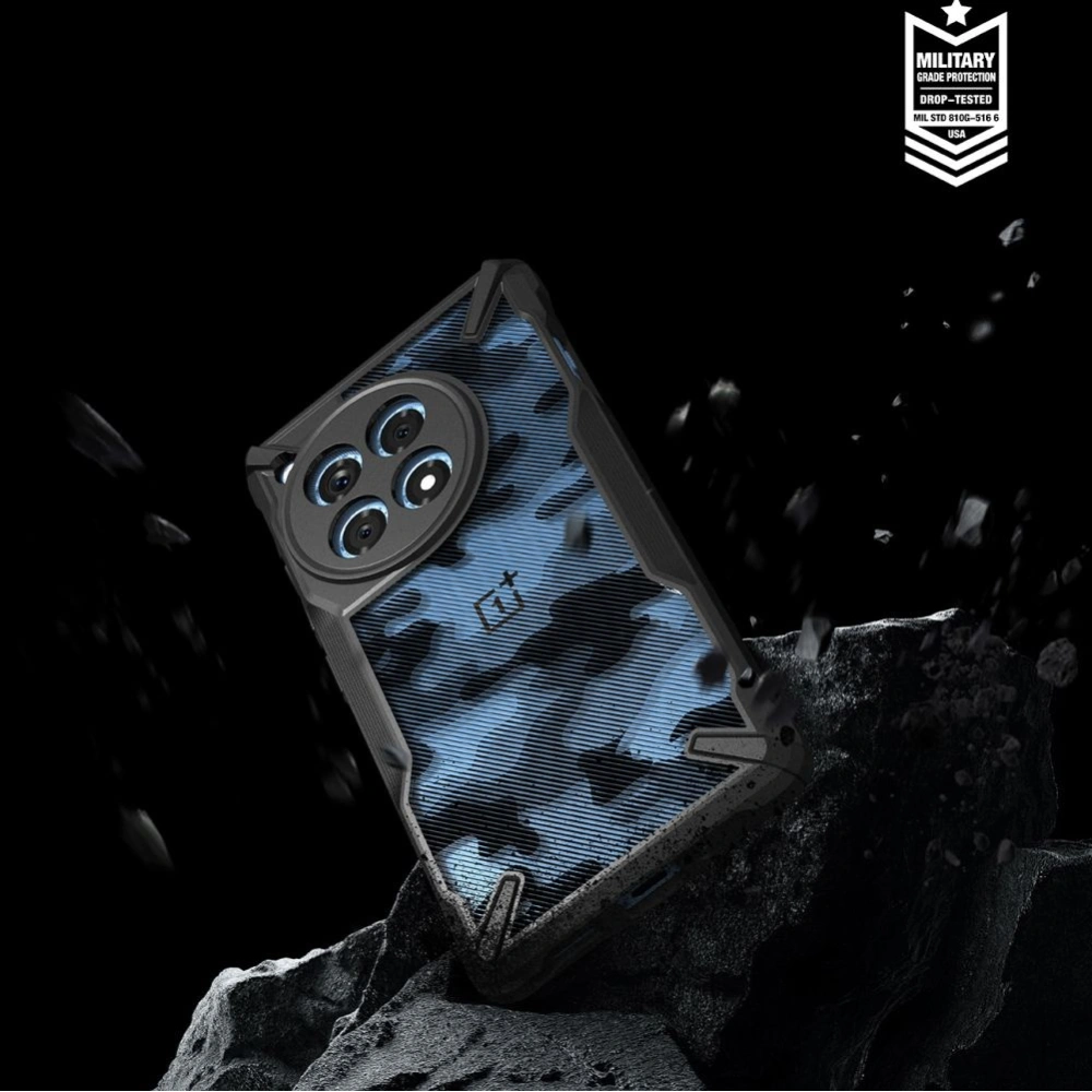 Hurtownia GSM - Case Ringke Fusion-X OnePlus 12R Camo Schwarz - RGK1963 - {ean13} - Hurt