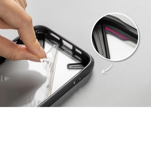 Etui Ringke Fusion-X OnePlus 12R Camo Black