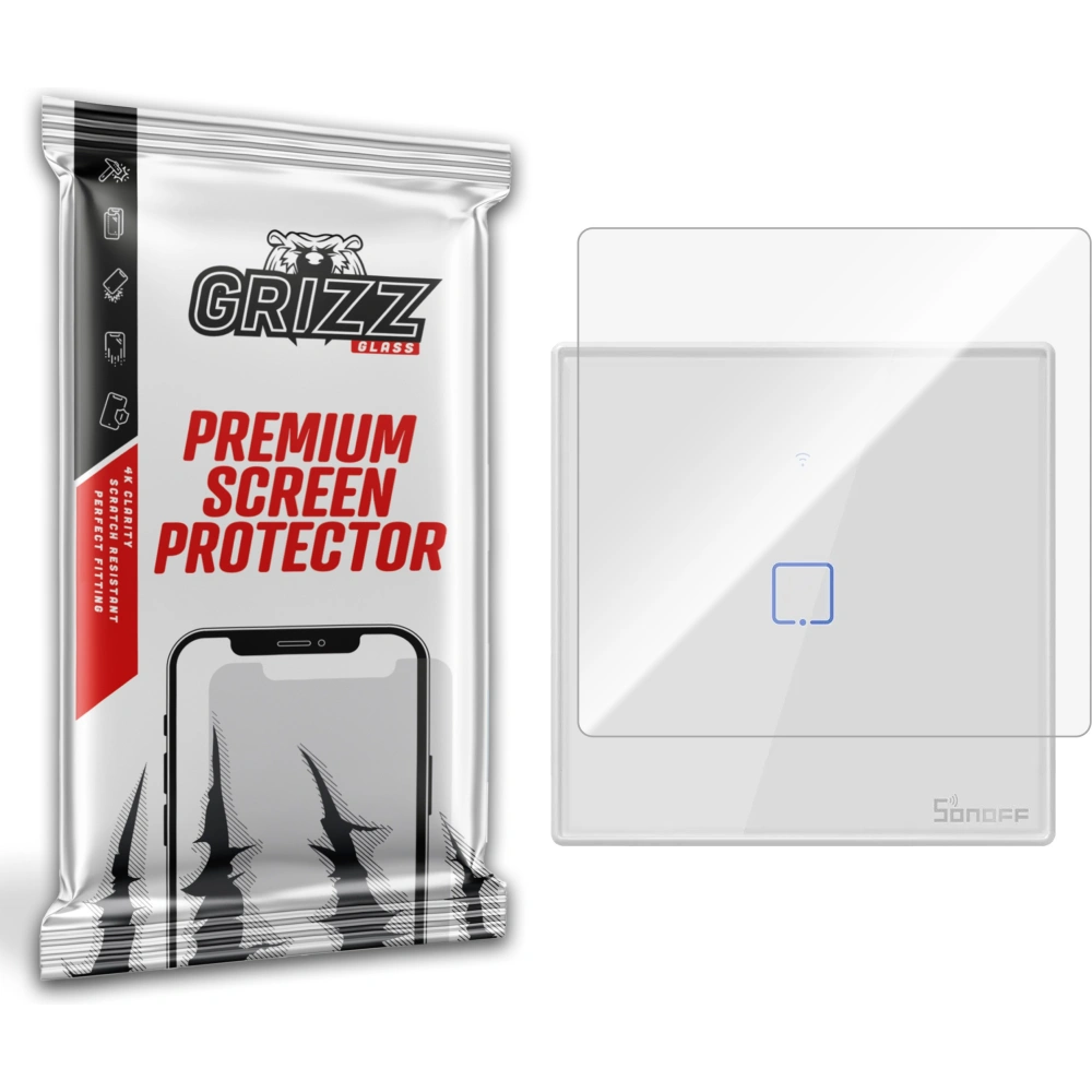 Hurtownia GSM - Keramische Folie GrizzGlass CeramicFilm für den intelligenten Lichtschalter SONOFF T2EU1C-RF - GRZ9001 - {ean13} - Hurt