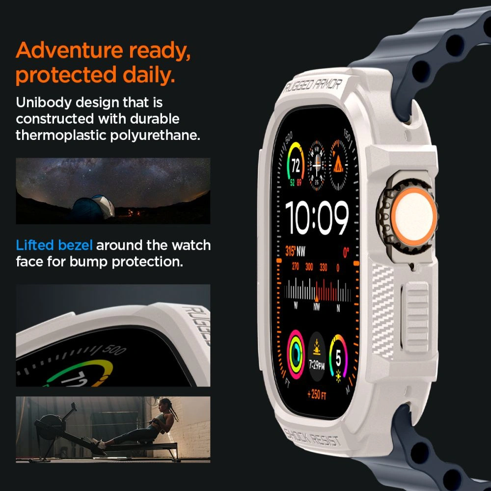 Hurtownia GSM - Case Spigen Rugged Armor Apple Watch Ultra 1 / 2 49mm Dune Beige - SPN3378 - {ean13} - Hurt