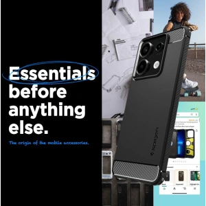 Hurtownia GSM - Etui Spigen Rugged Armor Xiaomi Redmi Note 13 Pro 5G / Poco X6 5G matně černé - SPN3379 - {ean13} - Hurt