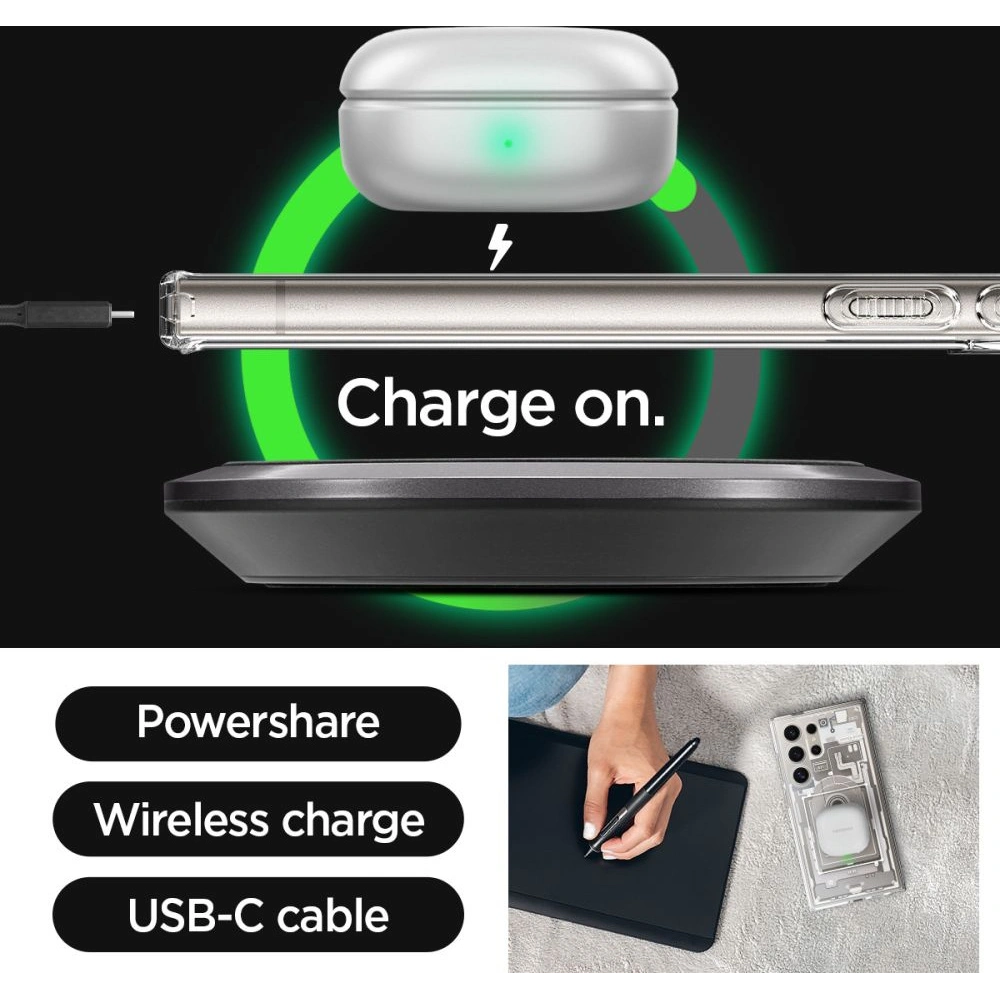 Hurtownia GSM - Etui Spigen Ultra Hybrid Samsung Galaxy S24 Ultra Zero One Természetes Titán - SPN3380 - {ean13} - Hurt