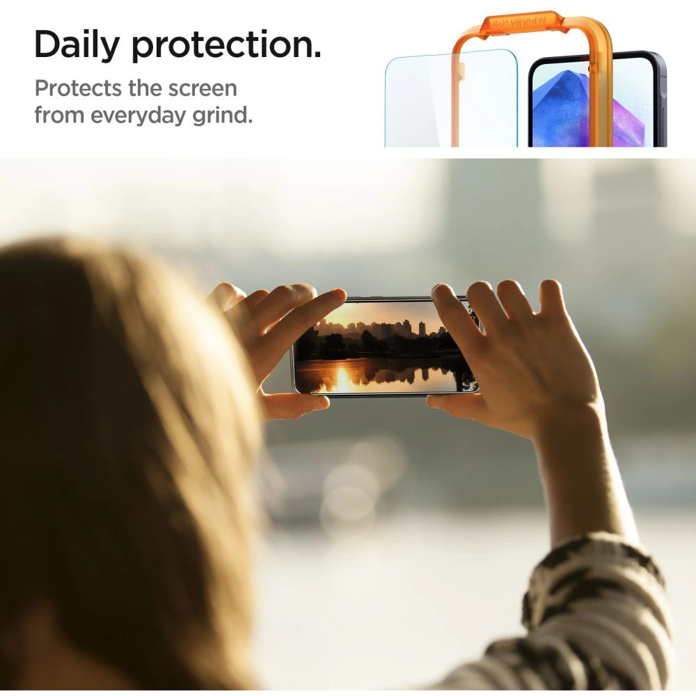 Hurtownia GSM - Sticlă securizată Spigen GLAS.tR AlignMaster Samsung Galaxy A55 5G Clear [2 PACK] - SPN3382 - {ean13} - Hurt