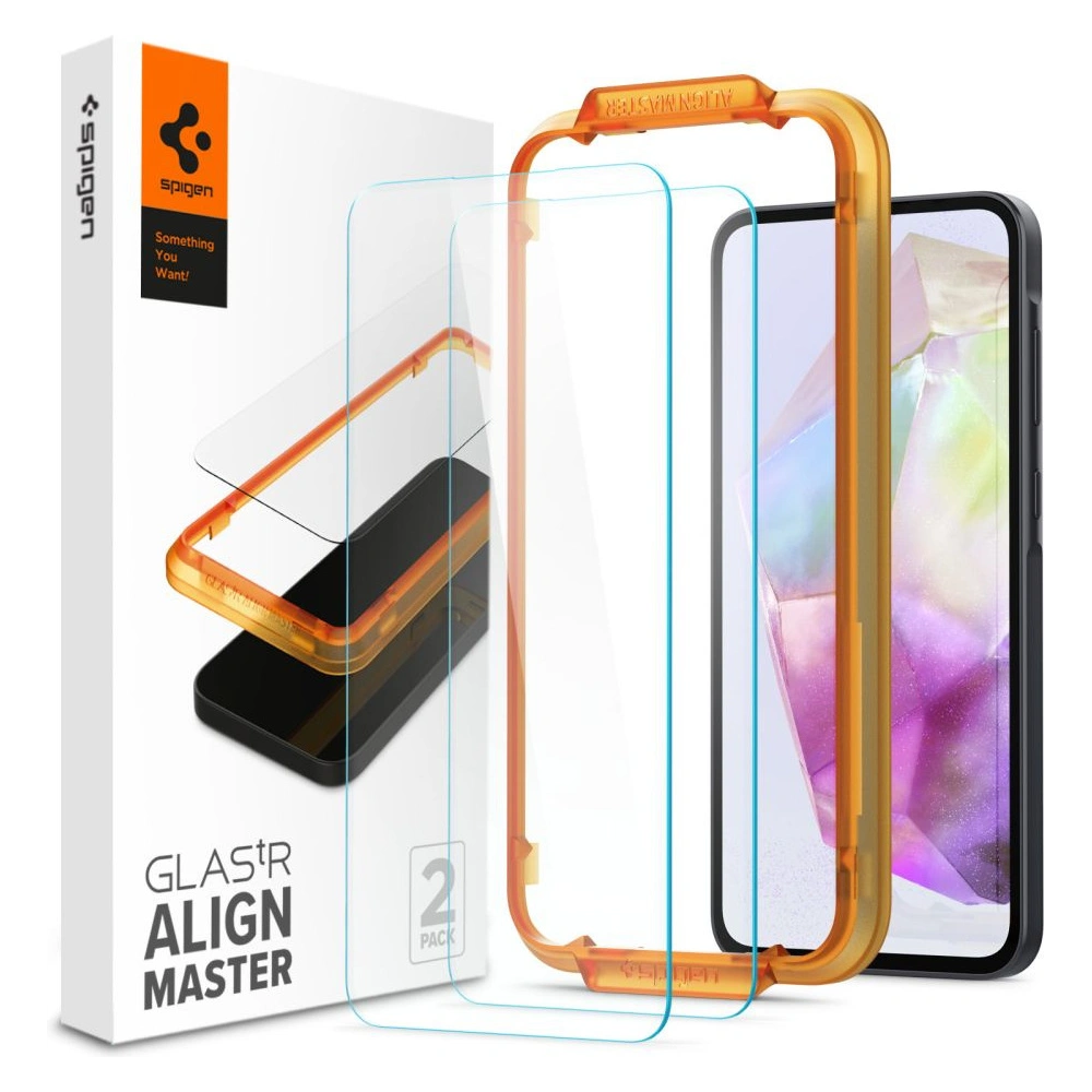 Hurtownia GSM - Sticlă securizată Spigen GLAS.tR AlignMaster Samsung Galaxy A35 5G Clear [2 PACK] - SPN3383 - {ean13} - Hurt
