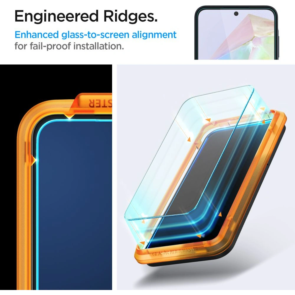 Hurtownia GSM - Sticlă securizată Spigen GLAS.tR AlignMaster Samsung Galaxy A35 5G Clear [2 PACK] - SPN3383 - {ean13} - Hurt