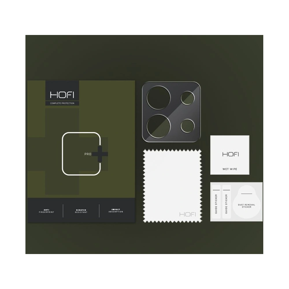 Hurtownia GSM - A fényképezőgép lencséje Hofi Cam Pro+ Xiaomi Redmi Note 13 Pro 5G / Poco X6 5G Fekete - HOFI490 - {ean13} - Hurt