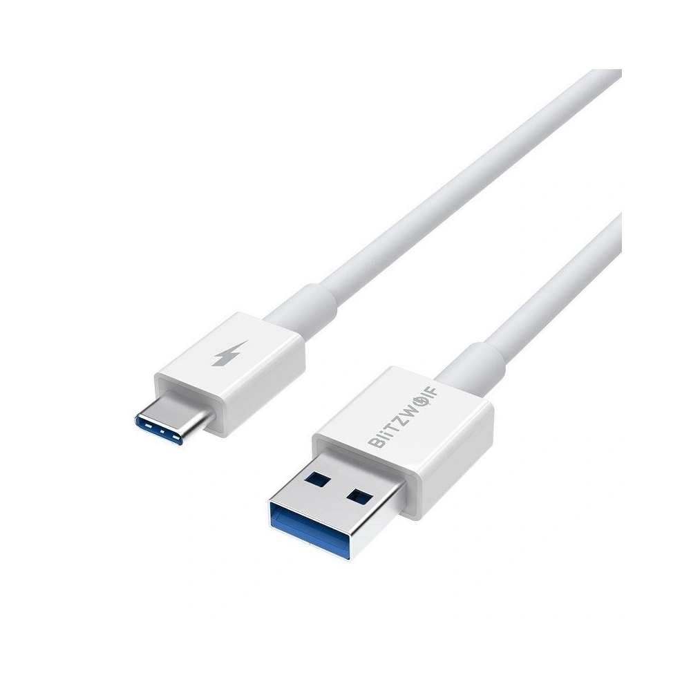 Hurtownia GSM - Kabel USB-C BlitzWolf BW-TC18, Huawei SuperCharge, QC3.0, 5A, 40W, 0.9m - BLZ186 - {ean13} - Hurt