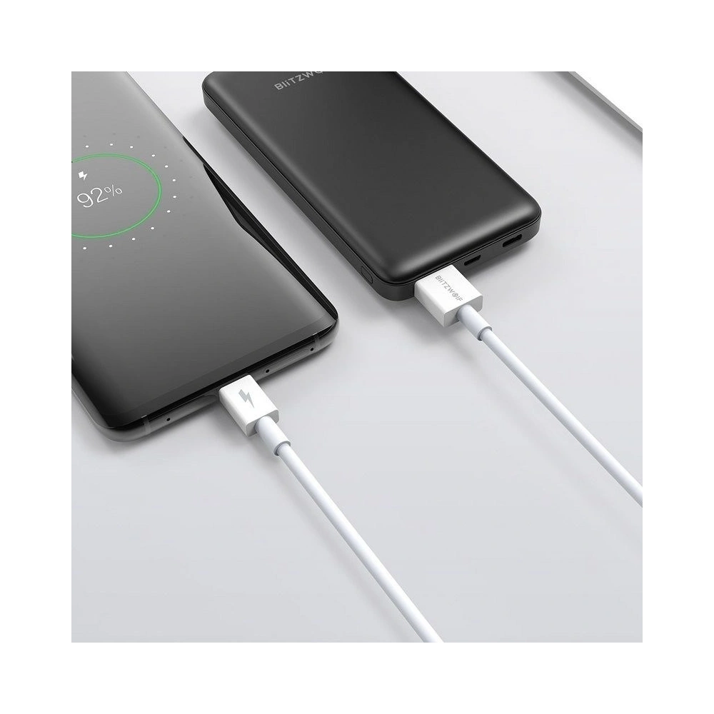 Hurtownia GSM - Kabel USB-C BlitzWolf BW-TC18, Huawei SuperCharge, QC3.0, 5A, 40W, 0.9m - BLZ186 - {ean13} - Hurt