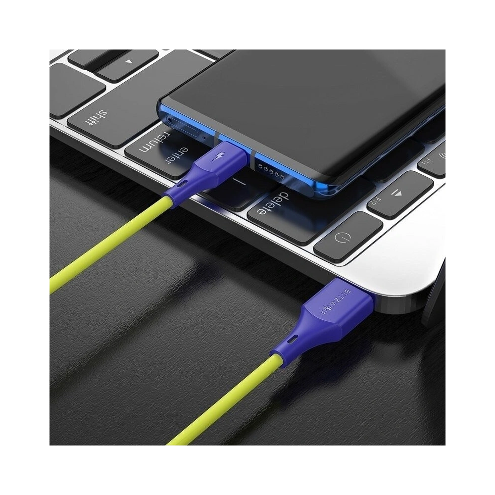 Hurtownia GSM - Kabel USB-C BlitzWolf BW-TC14 3A 1m (zielony) - BLZ187GRN - {ean13} - Hurt