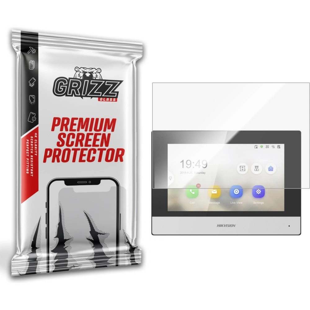 Hurtownia GSM - Keramische Folie GrizzGlass CeramicFilm für das Video-Türsprechsystem HIKVISION IKIT-D4-PL302 7" - GRZ9064 - {ean13} - Hurt