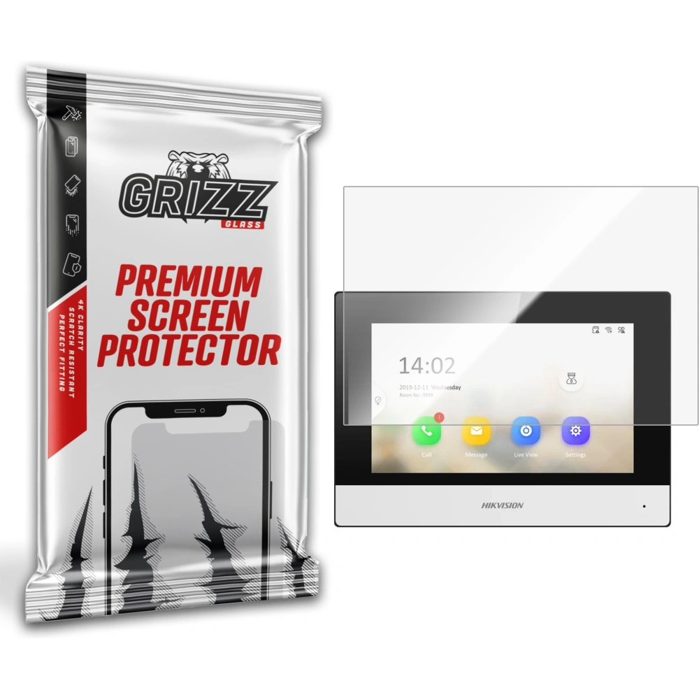 Hurtownia GSM - Cserép fólia GrizzGlass CeramicFilm HIKVISION IP DS-KH8350-WTE1/EU 7" videó kaputelefonhoz - GRZ9068 - {ean13} - Hurt
