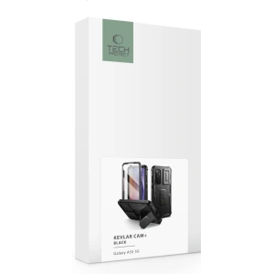 Hurtownia GSM - Etui Tech-Protect Kevlar Cam+ Samsung Galaxy A55 5G Negru - THP2740 - {ean13} - Hurt