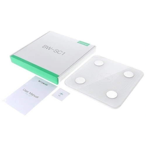 Inteligentna waga BlitzWolf BW-SC1 z funkcją pomiaru BMI, tkanki tłuszczowej/mięśniowej