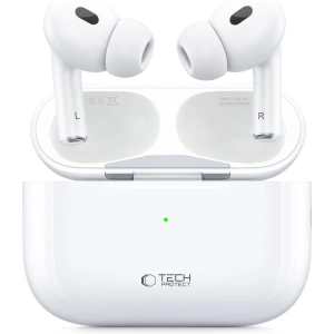 Wholesale Tech-Protect Ultraboost TWS Earphone Pro wireless headphones white - THP2742 - {ean13} - Hurt