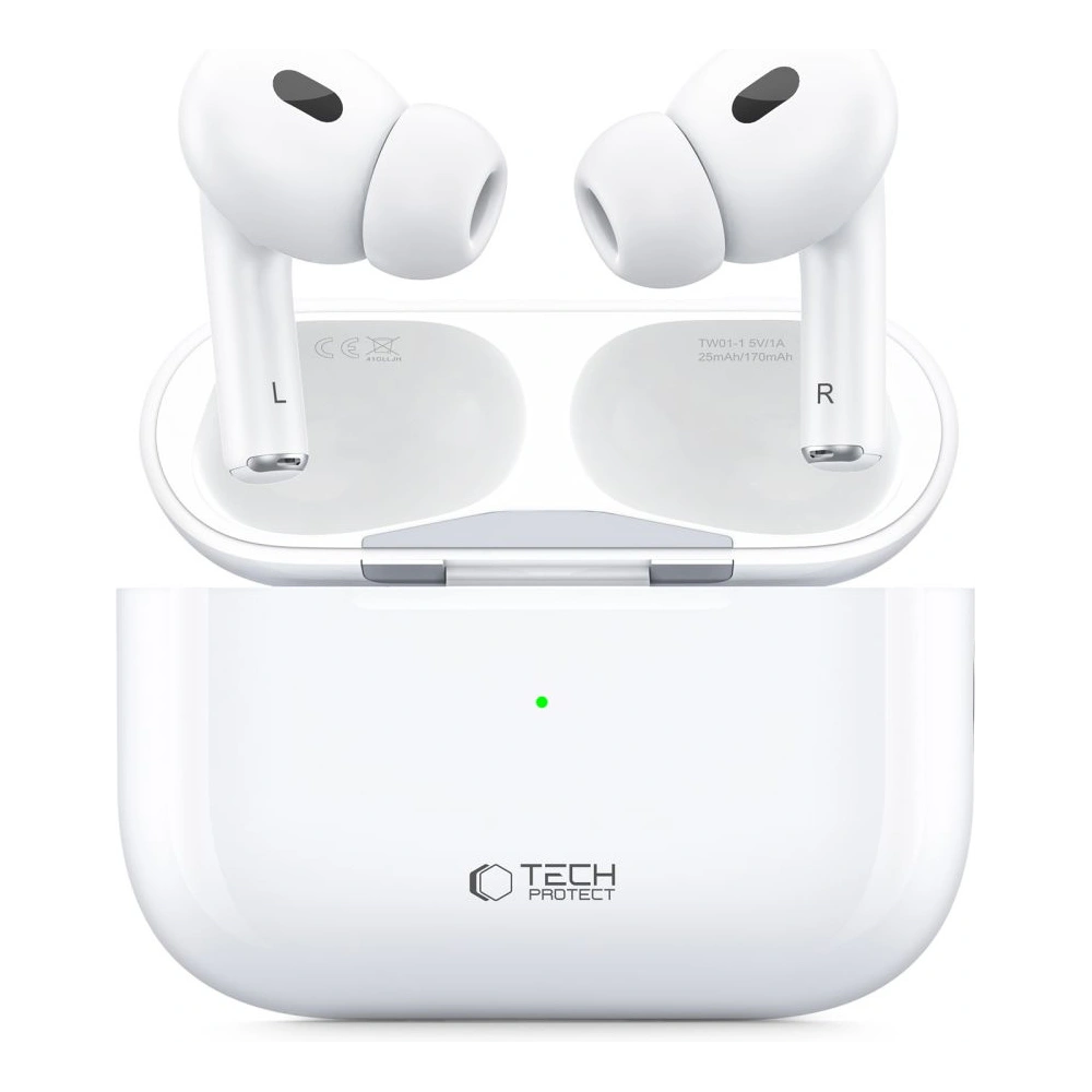 Hurtownia GSM - Kabellose In-Ear-Kopfhörer Tech-Protect Ultraboost TWS Earphone Pro Weiß - THP2742 - {ean13} - Hurt