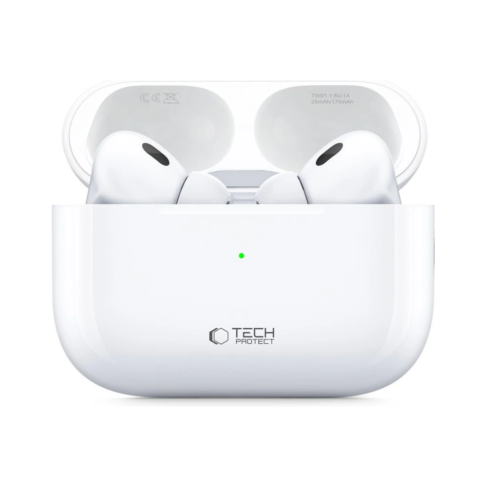 Hurtownia GSM - Vezeték nélküli fülhallgató Tech-Protect Ultraboost TWS Earphone Pro White - THP2742 - {ean13} - Hurt